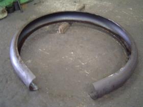 otros producmedia ca&ntilde;a de d.219 mm chapa hierro de 8mm a radio 700mm