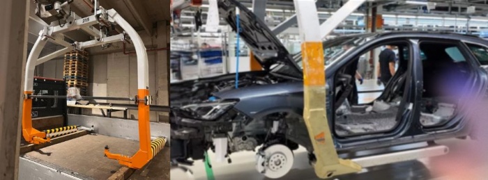 Seat Martorell Montagelinien Elektrofahrzeugel